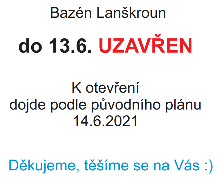 bazen otevreni cerven 2021